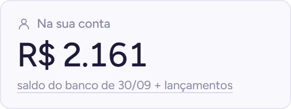 Na sua conta: R$ 2.161